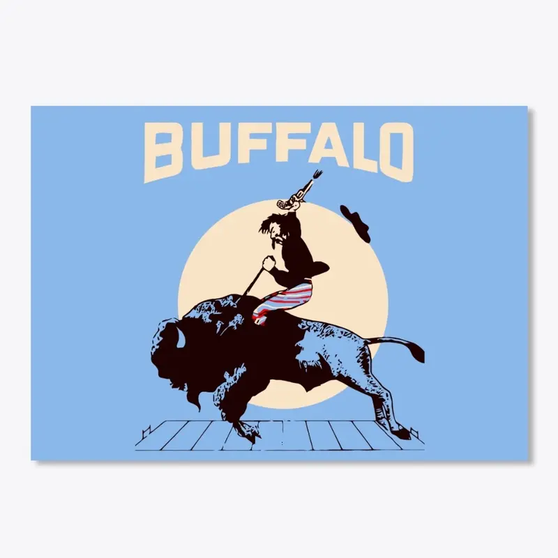 Buckin' Bison (Blue)